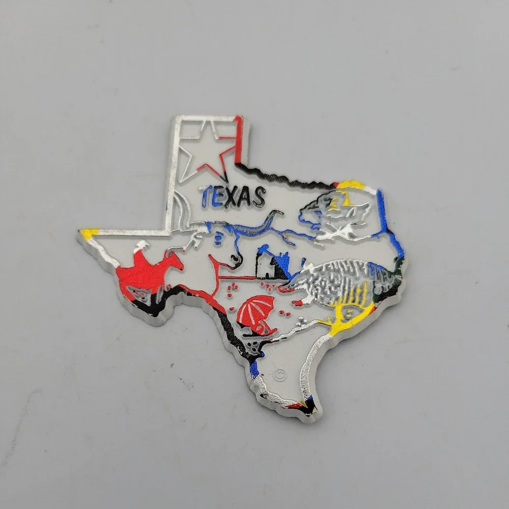 Texas State Shaped Magnet Rubber‎